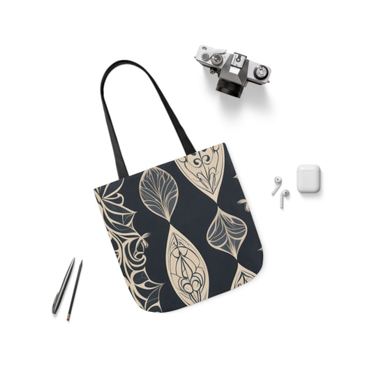 Ladies Boho Chic Canvas Tote Bag with 5-Color Straps
