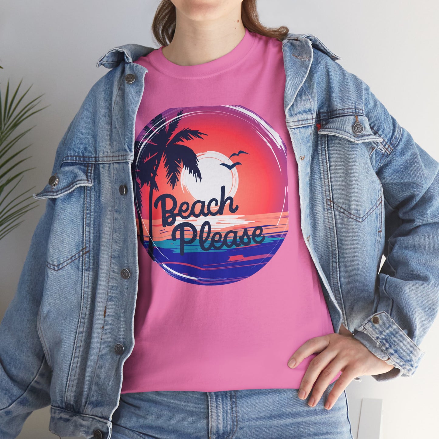 Beach please ladies T-shirt
