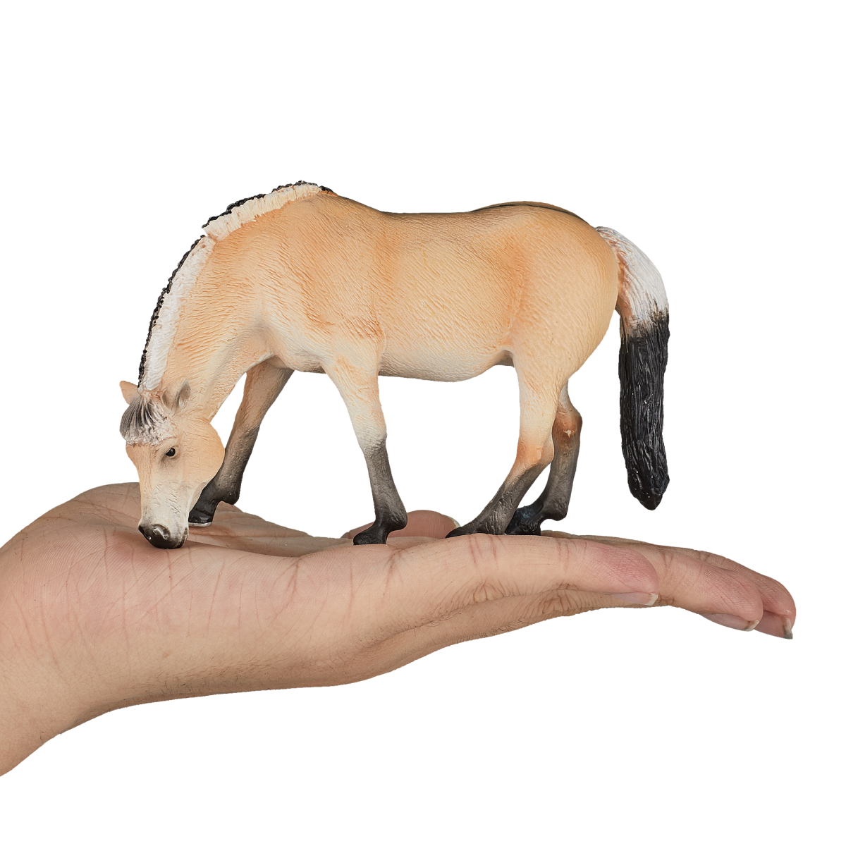 Fjord Mare Horse Toy Realistic Equestrian Figurine