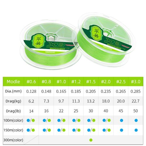 H8 Braided PE Line - Superior Strength for Fishing Excellence