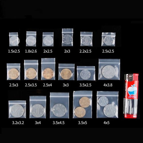 StoBag Transparent Ziplock Bags - Reusable, Versatile for Packaging, 100pcs