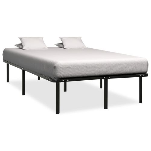 Bed Frame Black Metal 90x200 cm
