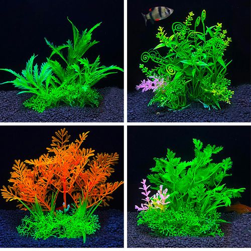 Vibrant Aquarium Plants - Beautiful Fish Tank Decoration Accessories
