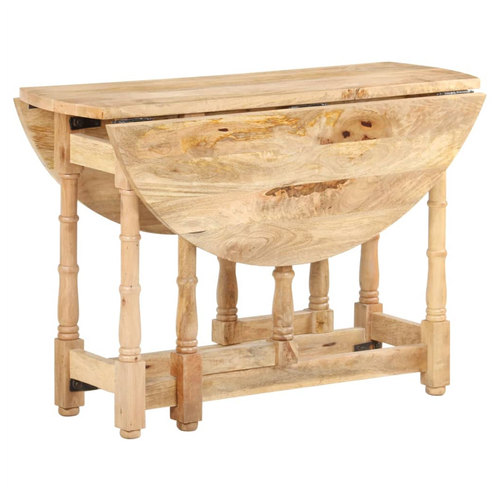 Dining Table Round 110x76 cm Solid Mango Wood