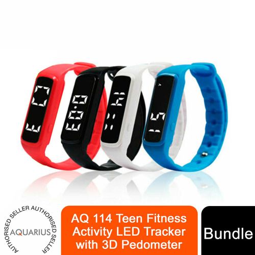 Fitness Activity LED Tracker with 3D Pedometer