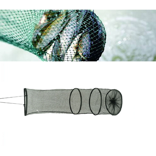 Durable Foldable Fishing Net Cage - Portable Bait Trap