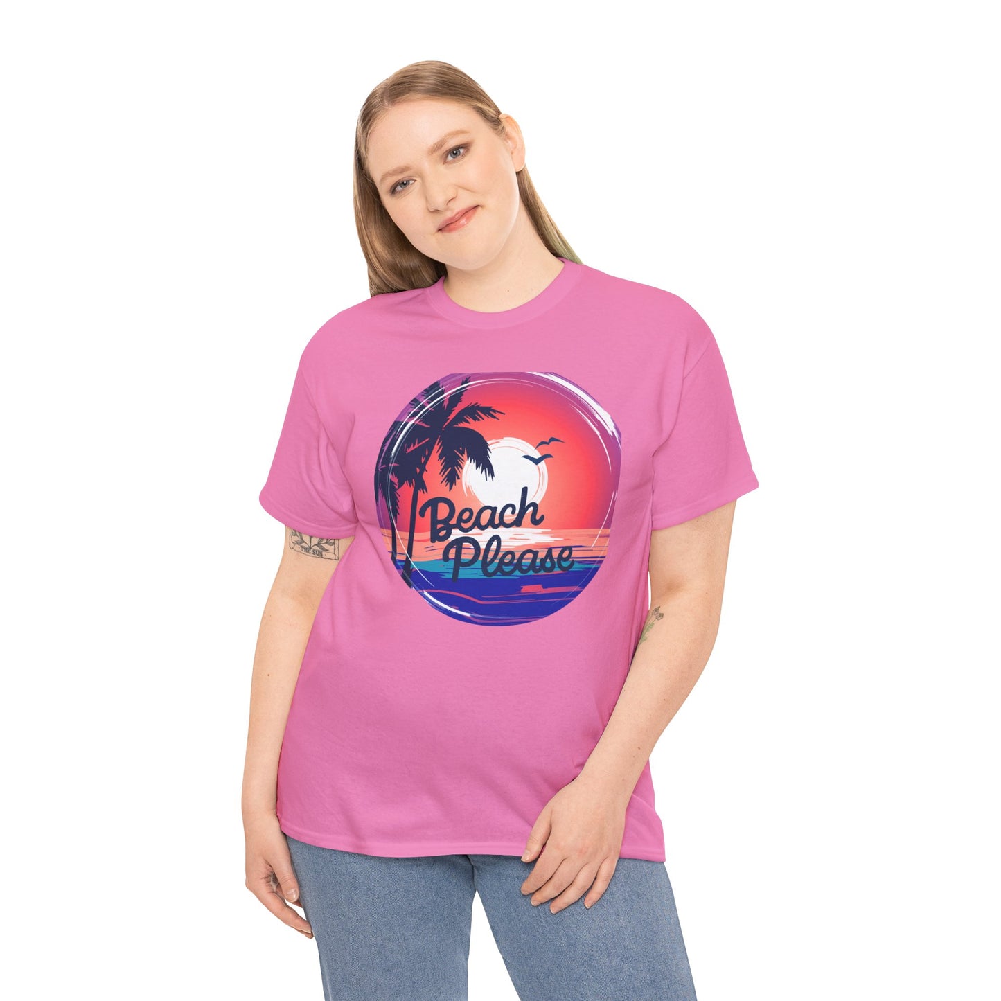 Beach please ladies T-shirt