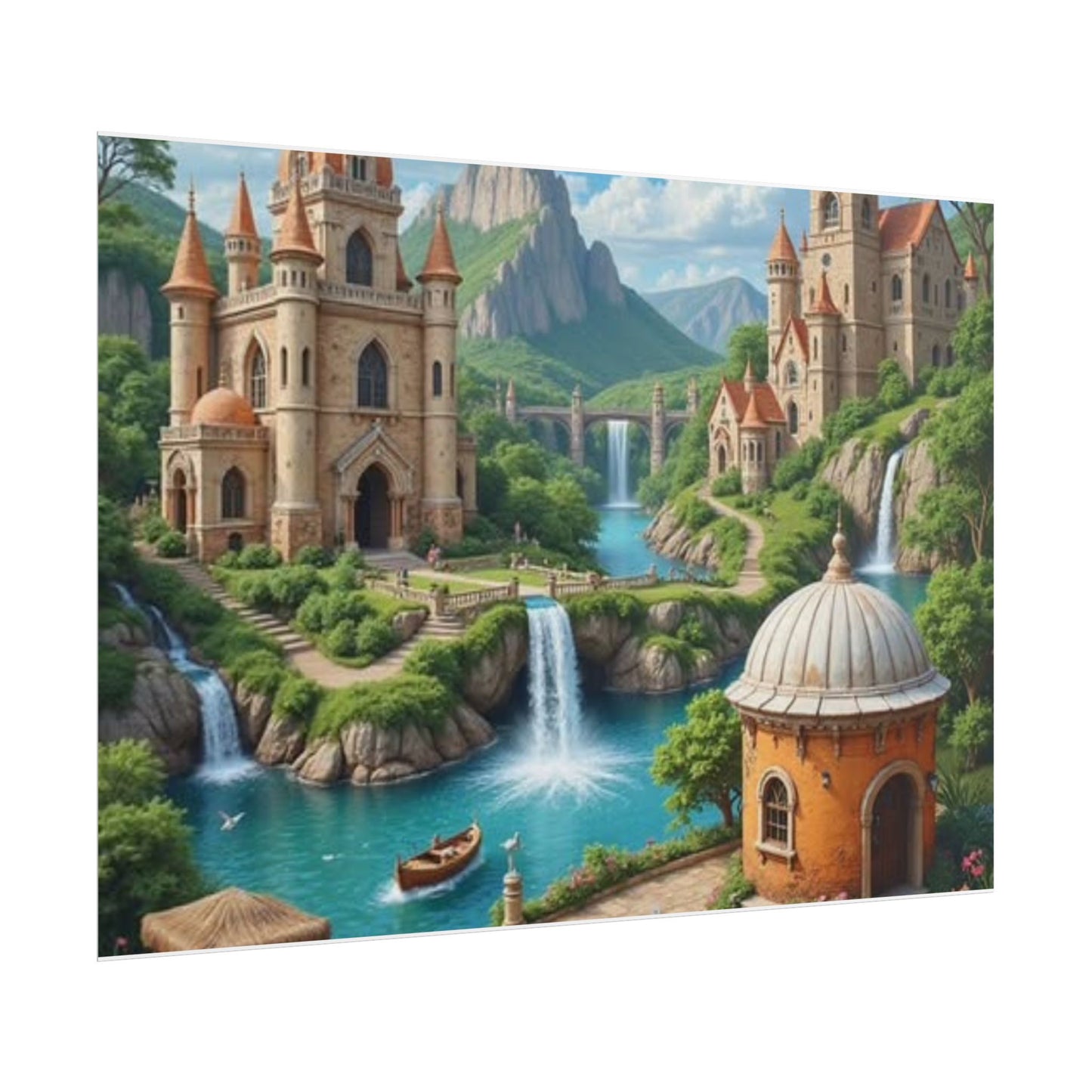 Beauty of a Mountain Village poster