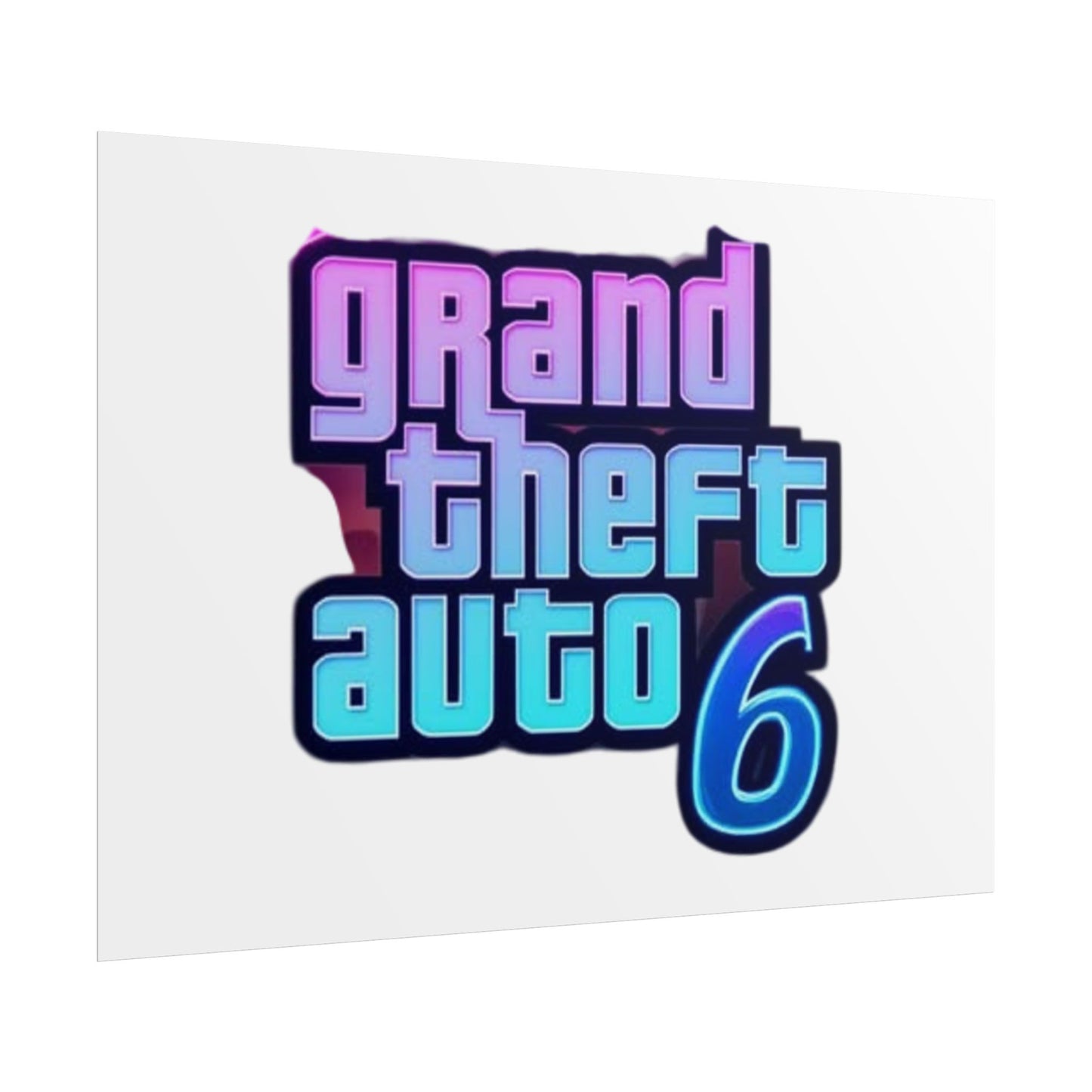 Grand Theft Auto 6 Poster - Perfect Wall Art for Gamers
