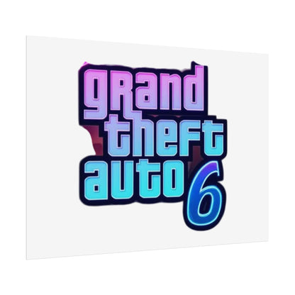 Grand Theft Auto 6 Poster - Perfect Wall Art for Gamers