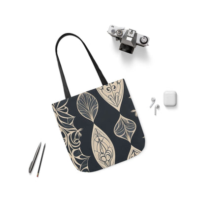 Ladies Boho Chic Canvas Tote Bag with 5-Color Straps