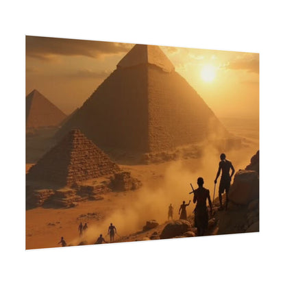 Ancient pyramid poster