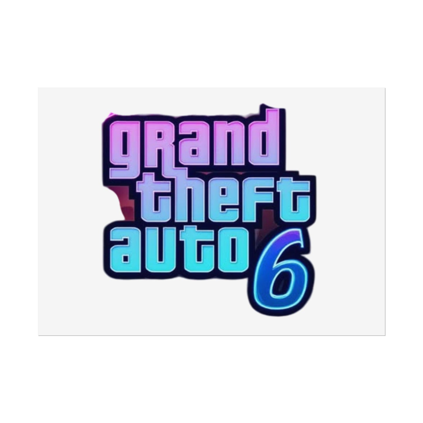 Grand Theft Auto 6 Poster - Perfect Wall Art for Gamers