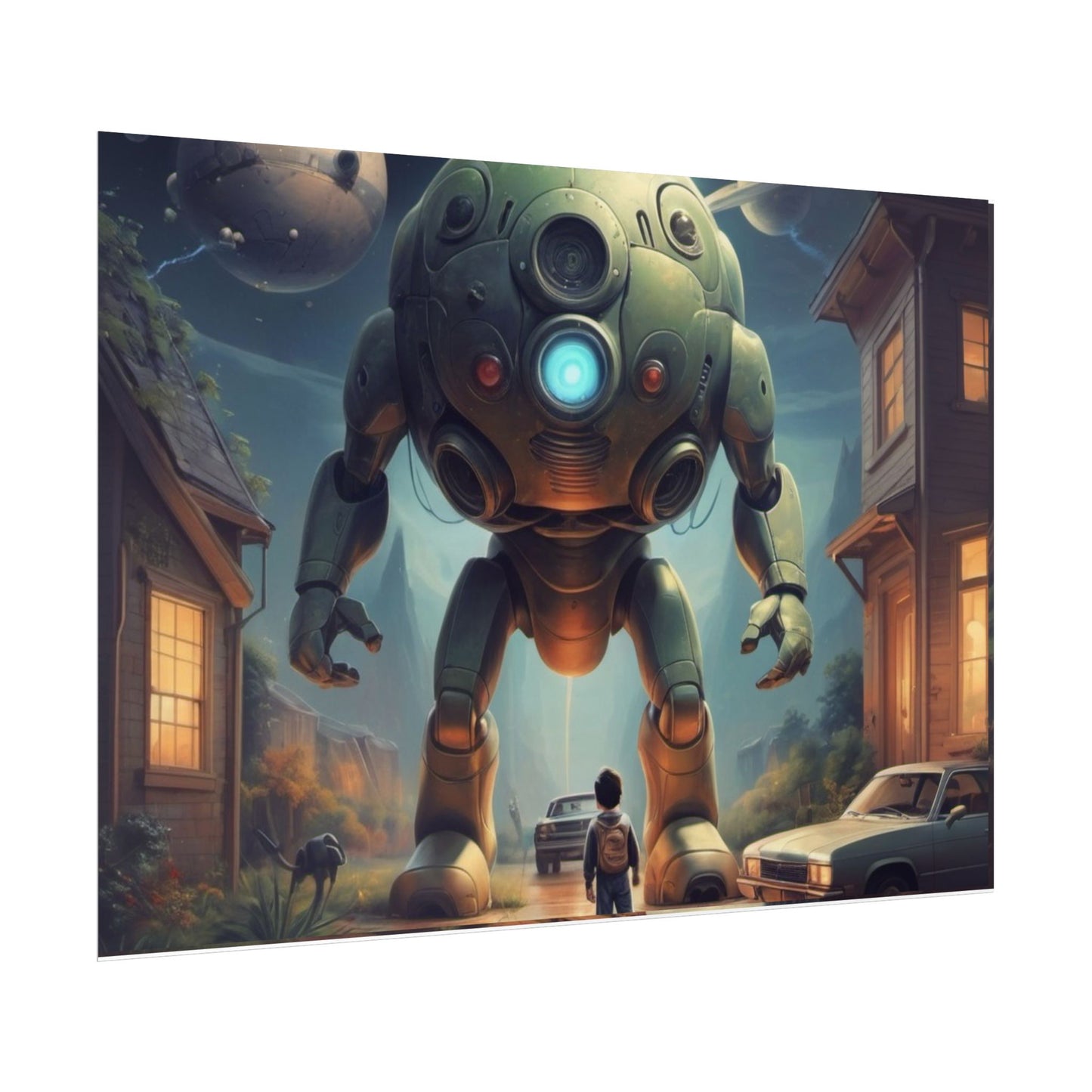 The dawn of robots poster