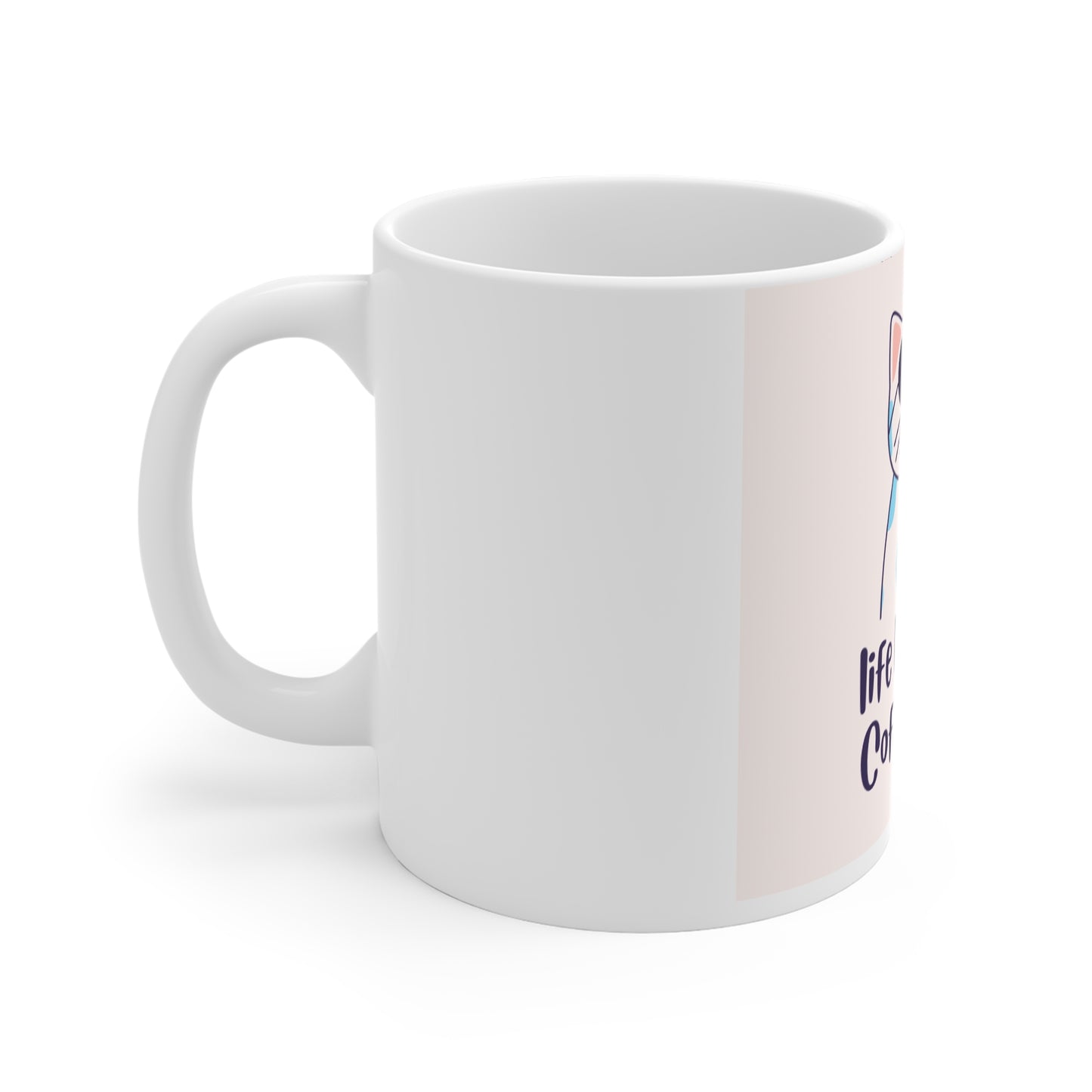 Coffee Mug - 'Life Happens, Coffee Helps'