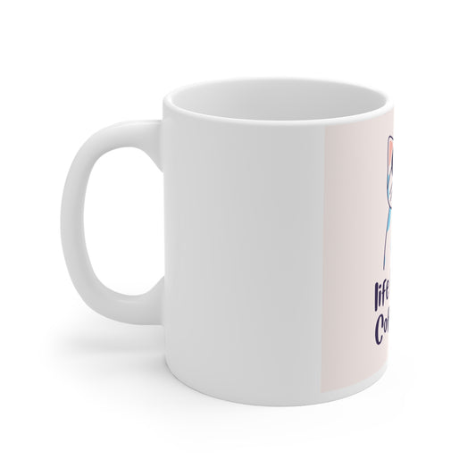 Coffee Mug - 'Life Happens, Coffee Helps'