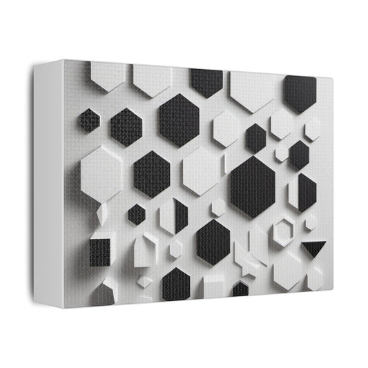 Geometry shaped canvas