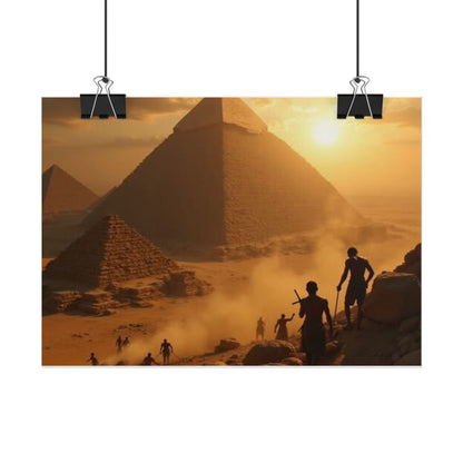 Ancient pyramid poster