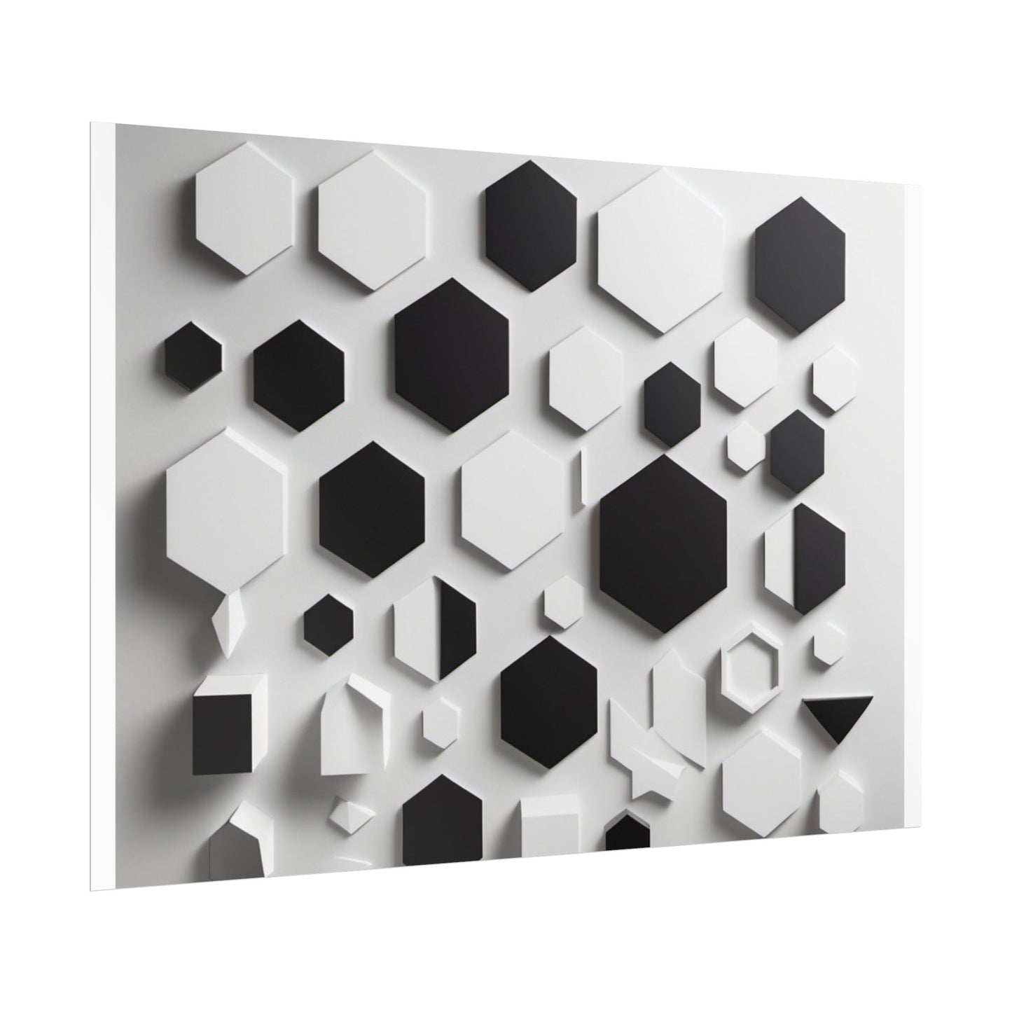 Geometry shaped poster