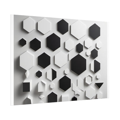 Geometry shaped poster