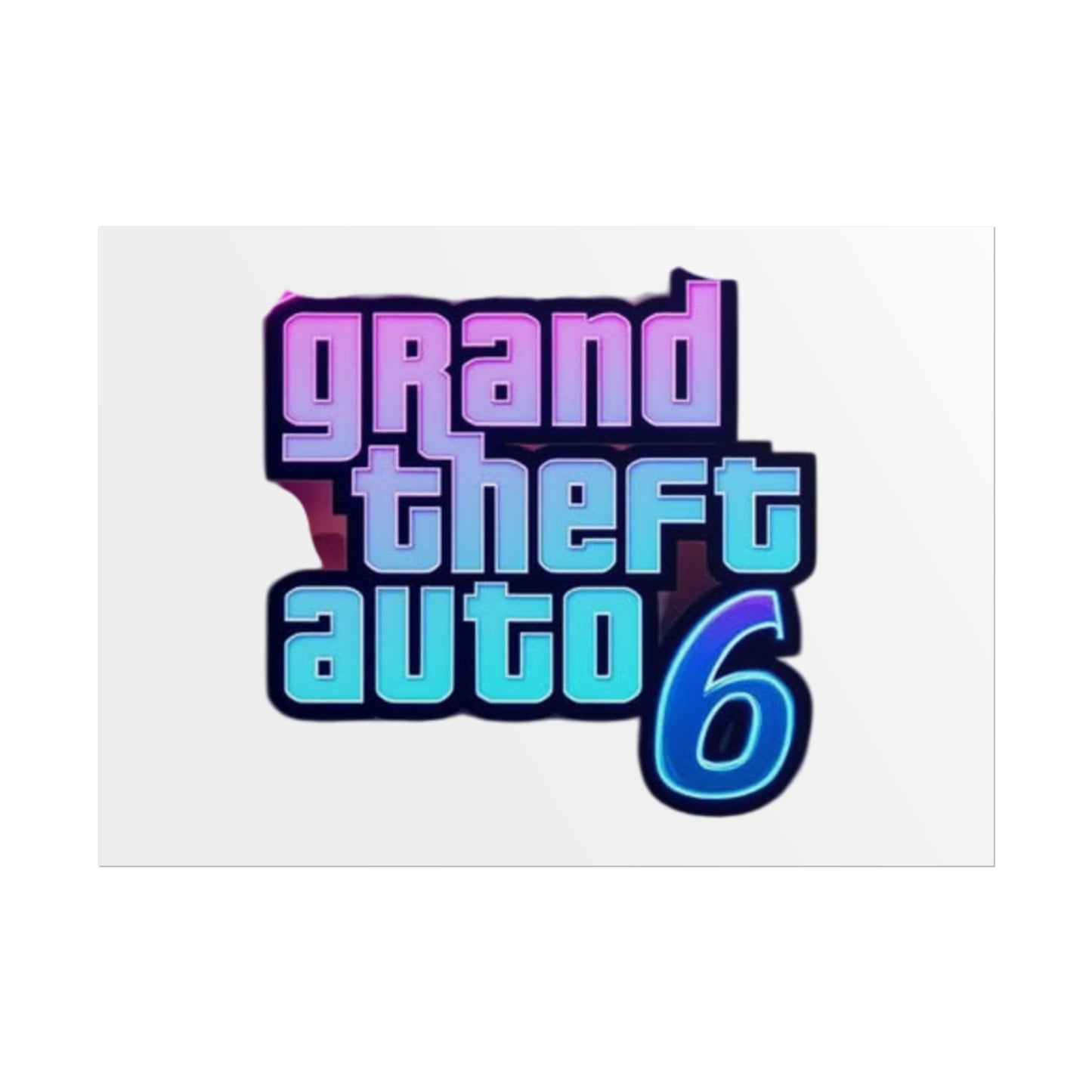Grand Theft Auto 6 Poster - Perfect Wall Art for Gamers