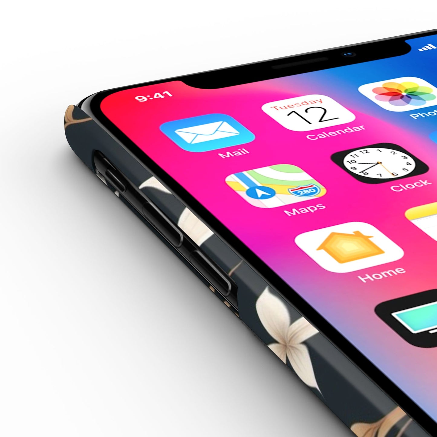 Custom Flower designed phone case