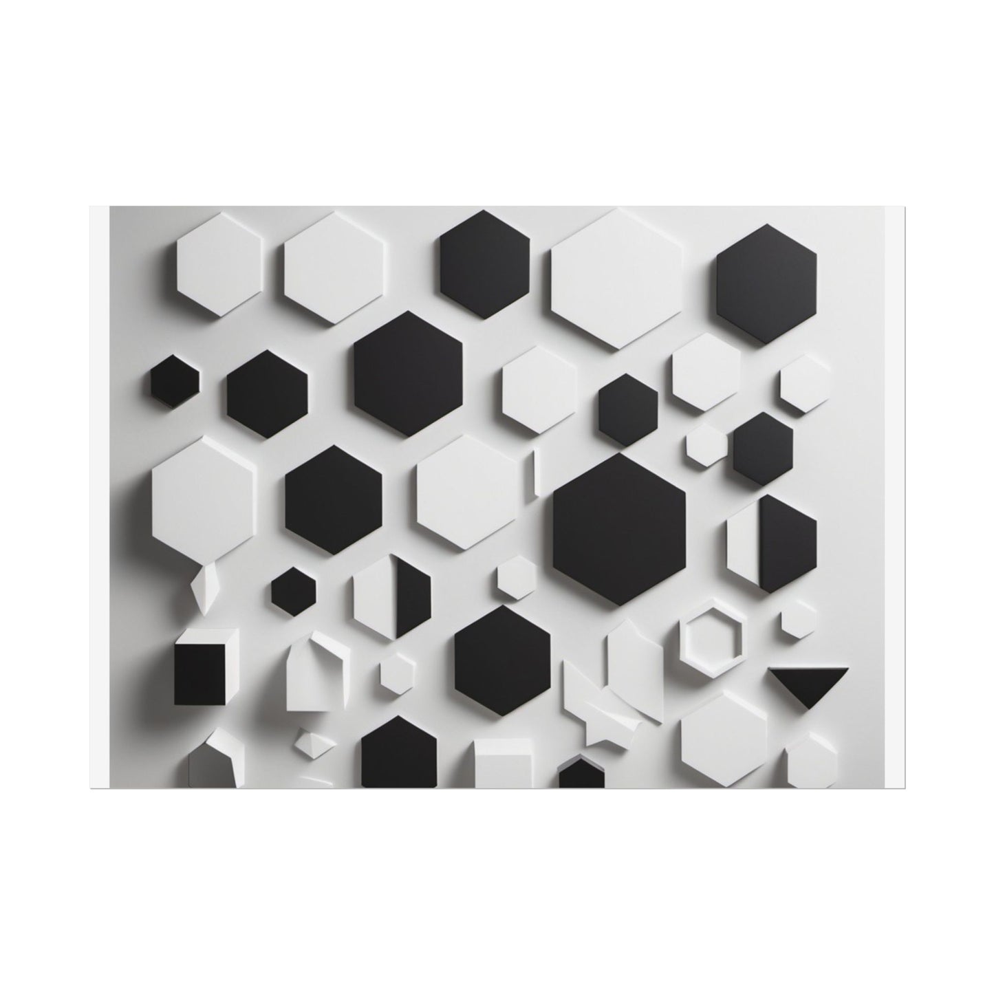 Geometry shaped poster