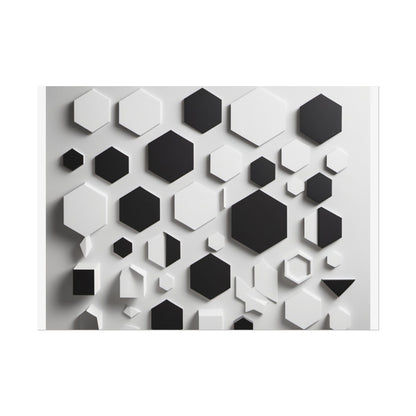 Geometry shaped poster