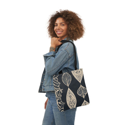 Ladies Boho Chic Canvas Tote Bag with 5-Color Straps