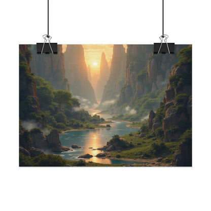 Scenic view poster