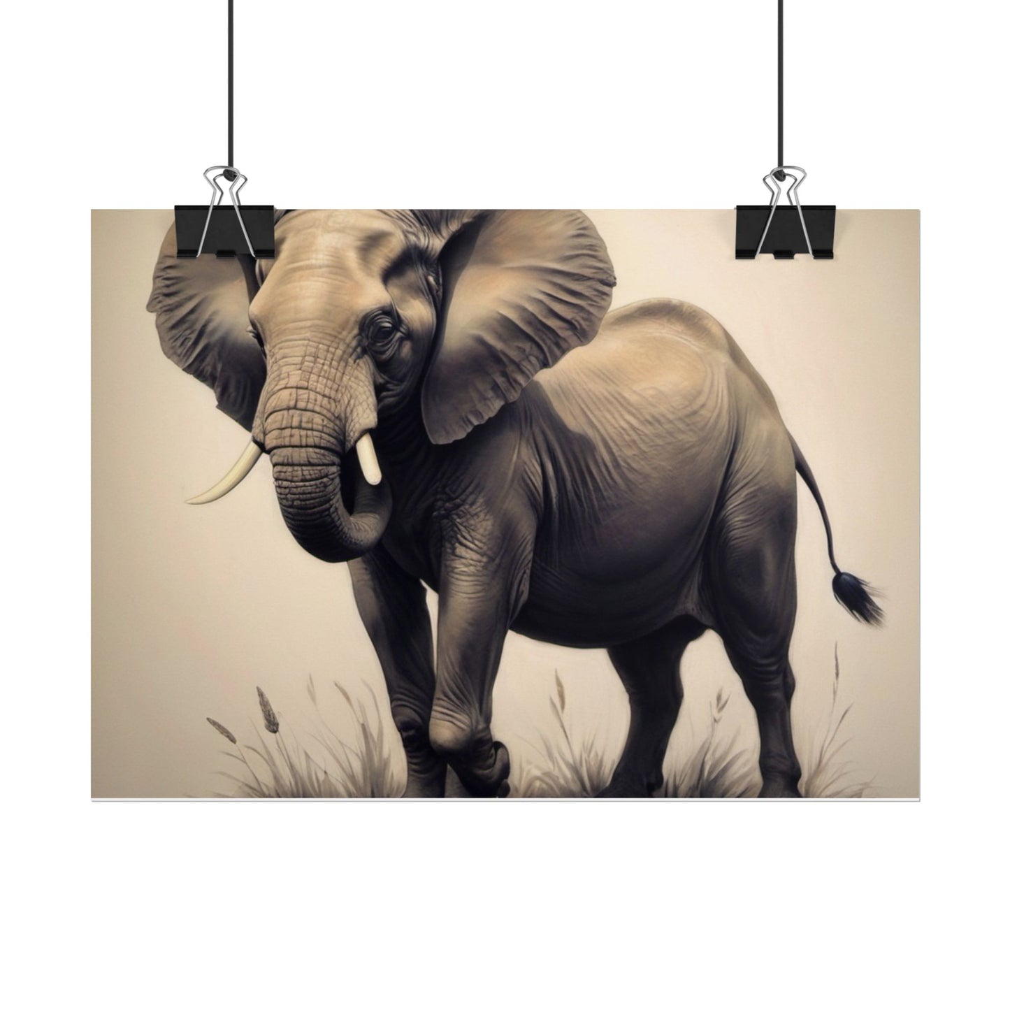 Majestic Elephant Poster