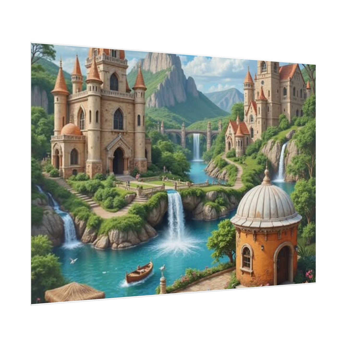 Beauty of a Mountain Village poster