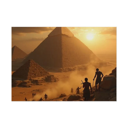 Ancient pyramid poster