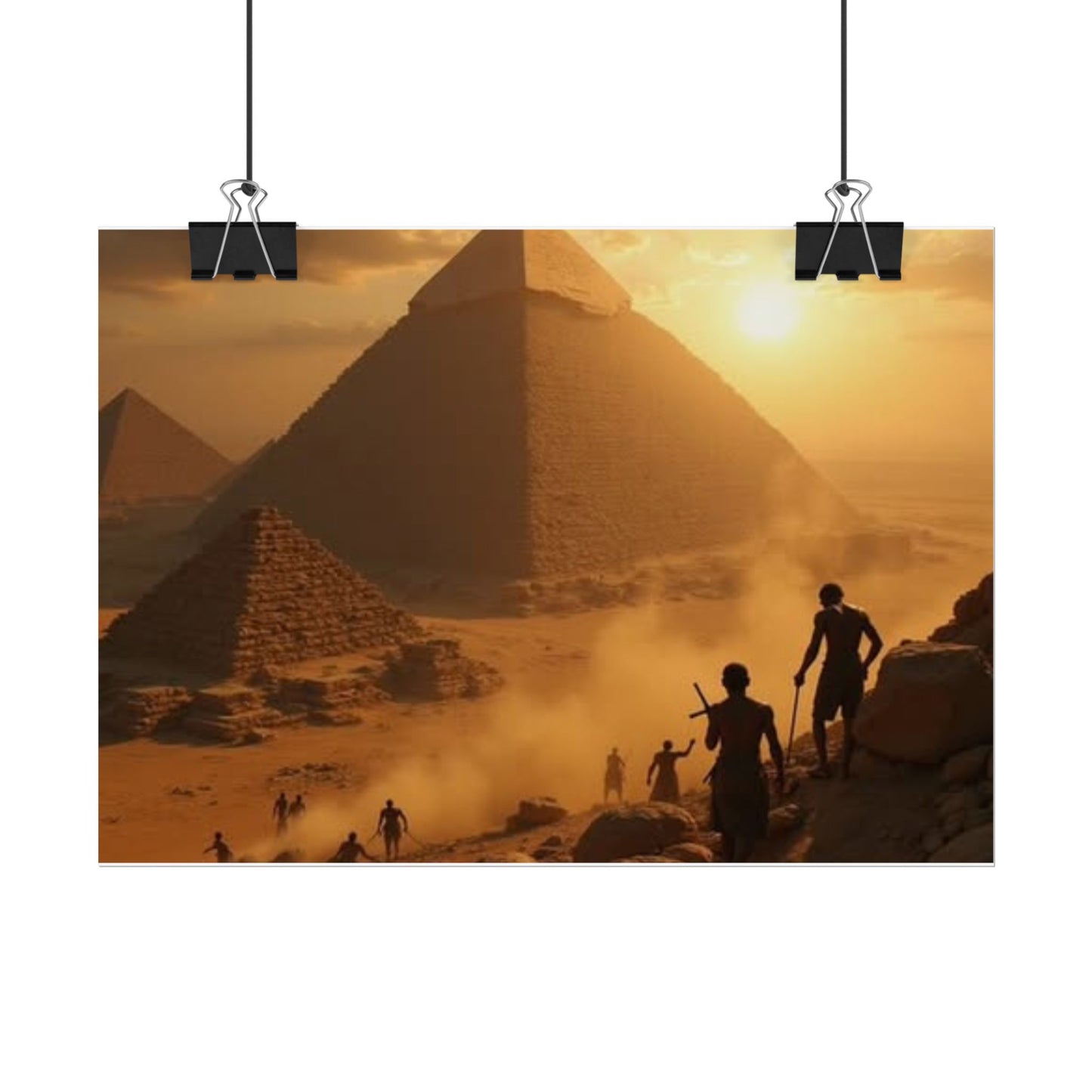 Ancient pyramid poster