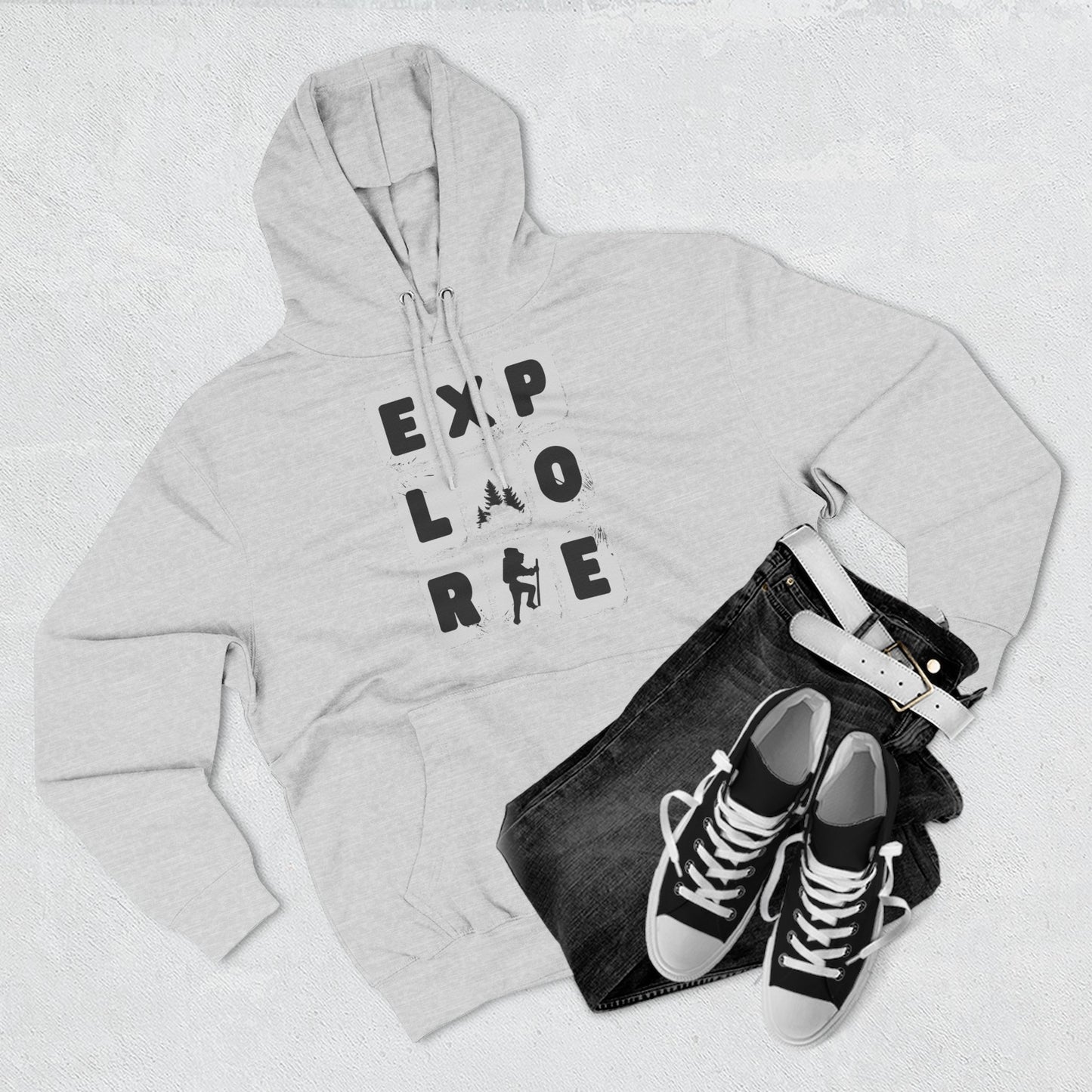 Explore Fleece Hoodie - Adventure Awaits