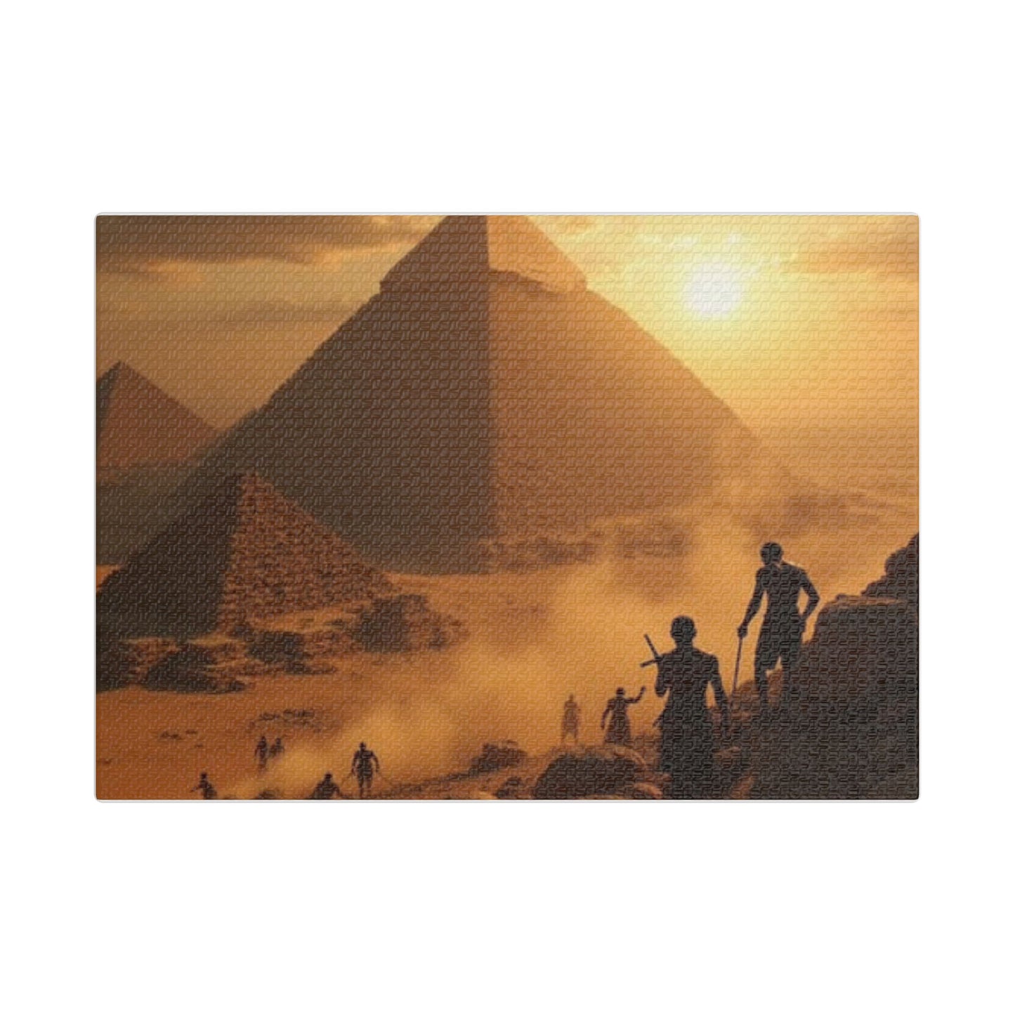 Ancient pyramid canvas