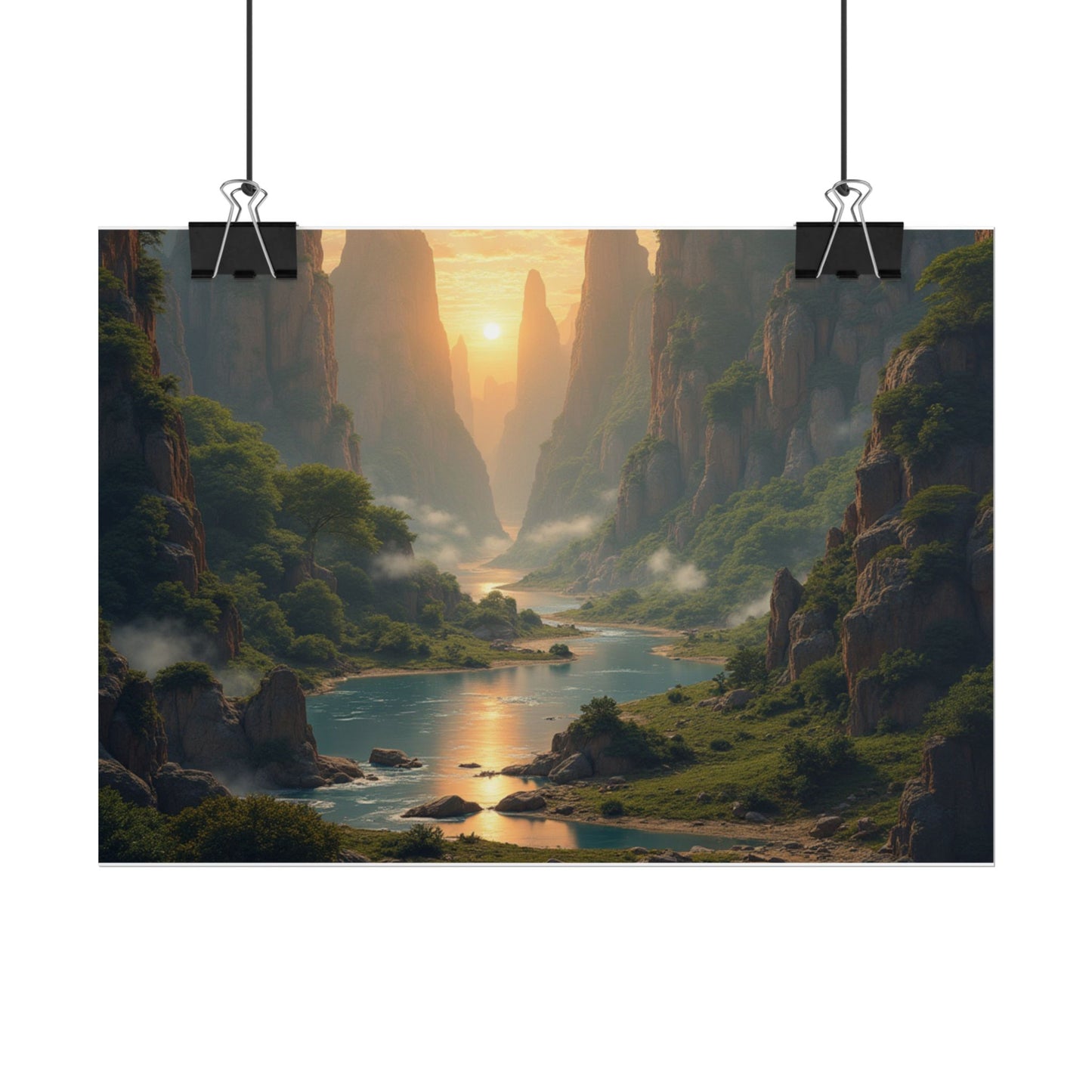 Scenic view poster