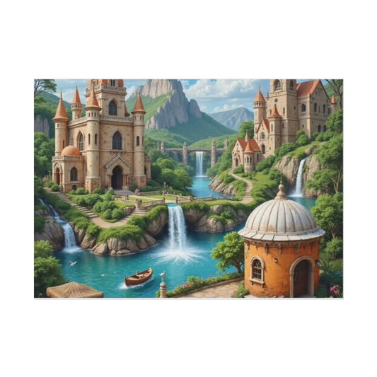 Beauty of a Mountain Village poster