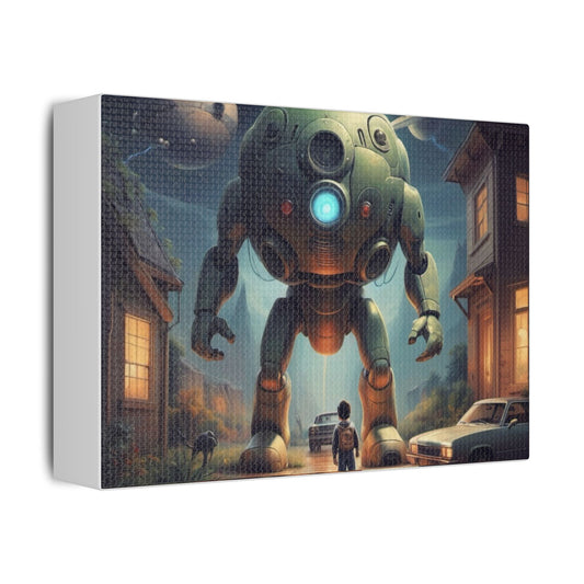 The dawn of robots Canvas