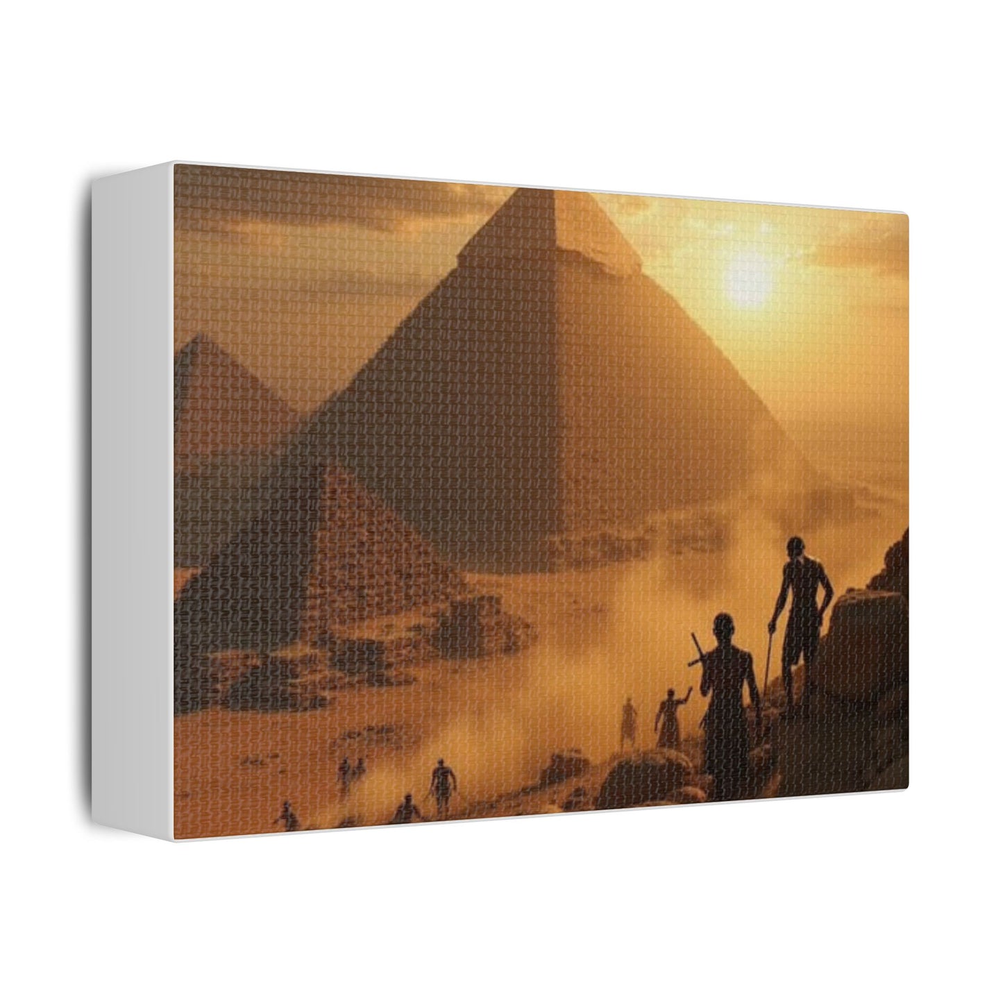 Ancient pyramid canvas