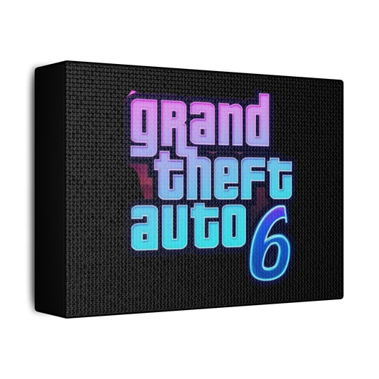 Grand Theft Auto 6 Canvas - Perfect Wall Art for Gamers