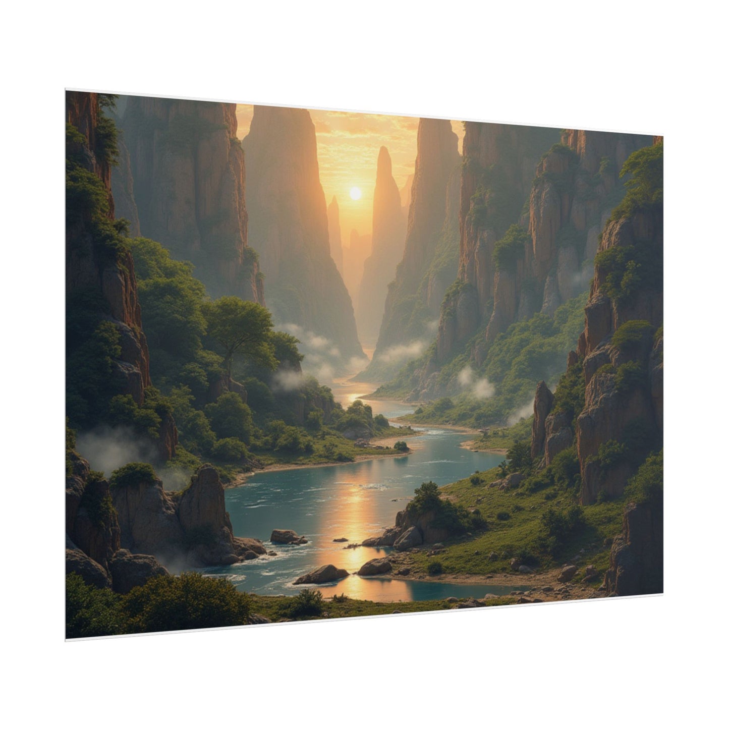 Scenic view poster