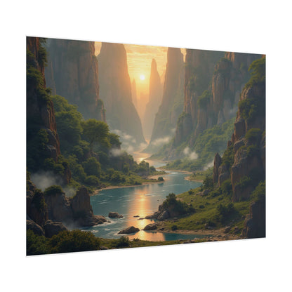 Scenic view poster