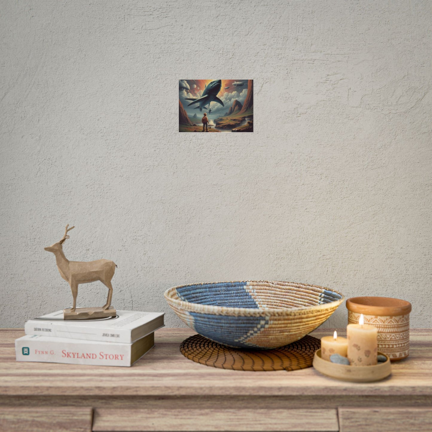 Shark Spaceship Poster