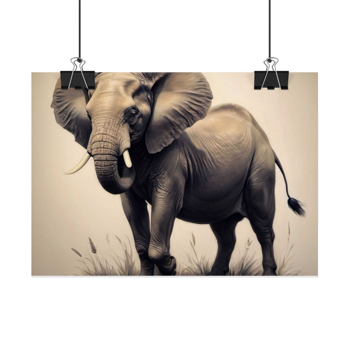 Majestic Elephant Poster
