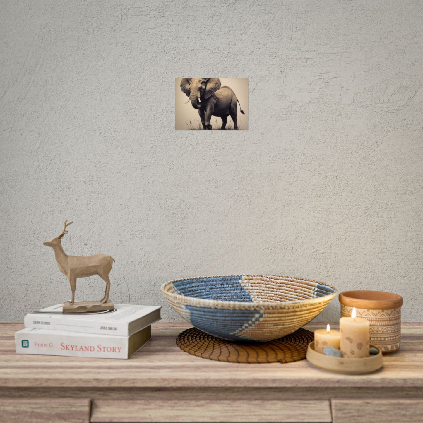 Majestic Elephant Poster