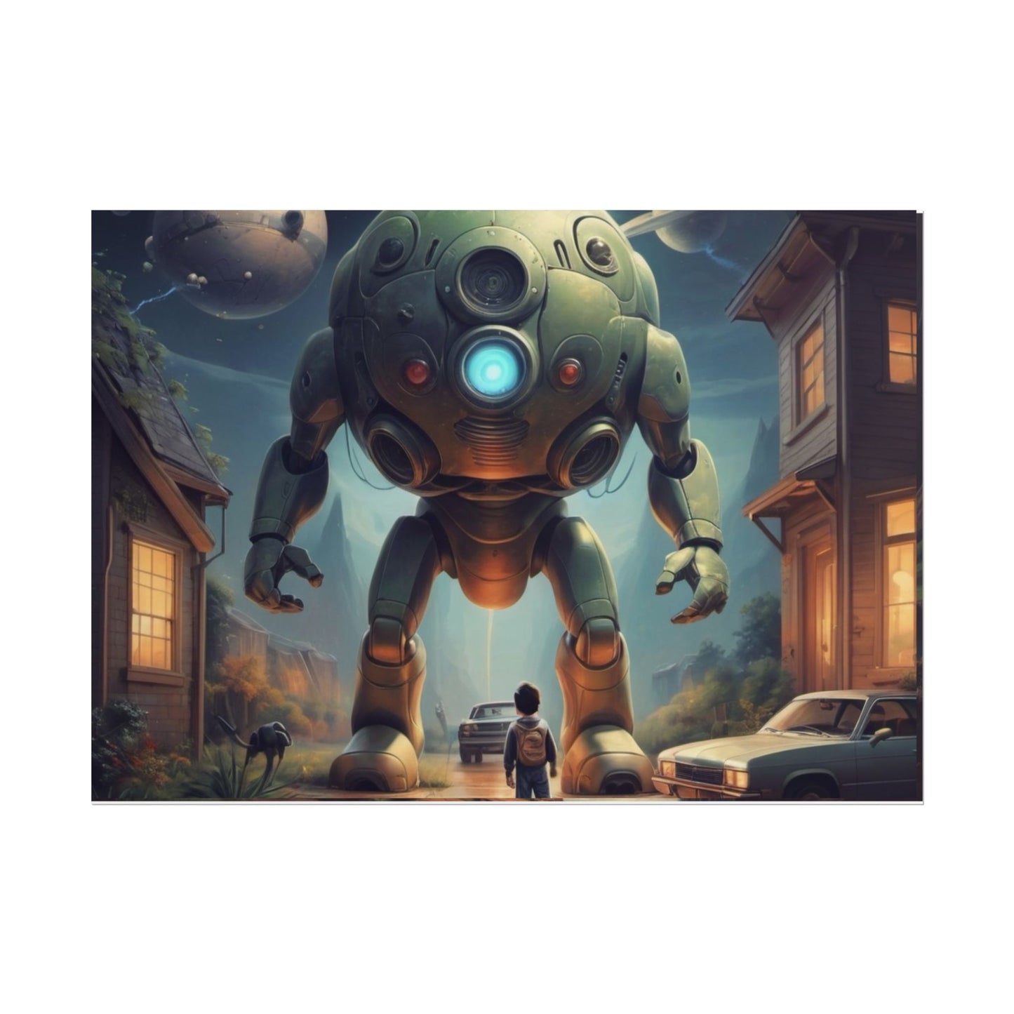 The dawn of robots poster