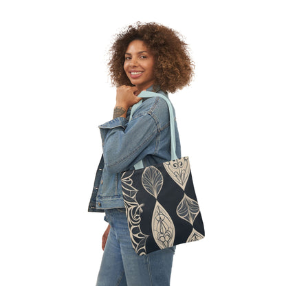 Ladies Boho Chic Canvas Tote Bag with 5-Color Straps