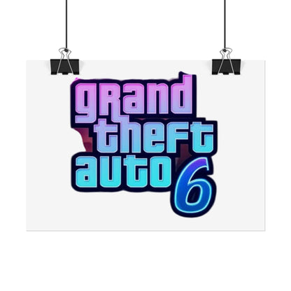 Grand Theft Auto 6 Poster - Perfect Wall Art for Gamers