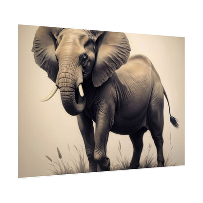 Majestic Elephant Poster